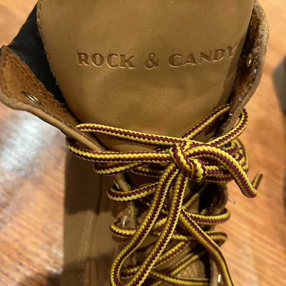 Rock & Candy Tan Bulldozer Boots Size 6.5 - Picture 5 of 8